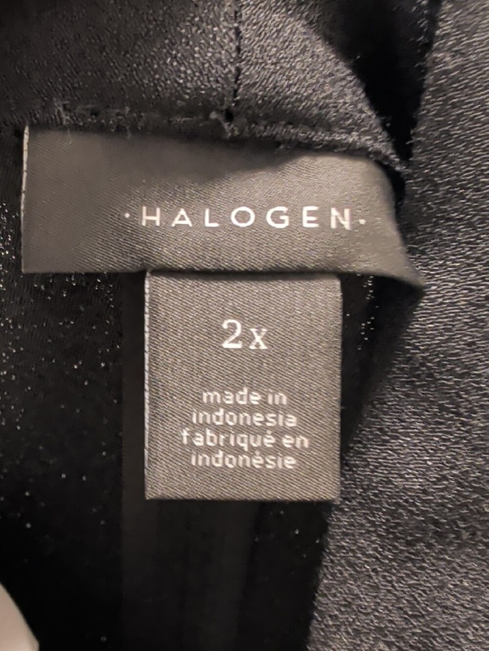 Nordstrom Halogen  NWT $119 Size 2X Black Open-Front Draped Blazer - Picture 7 of 9